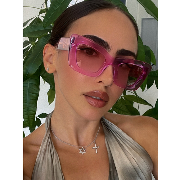 NEW Gucci GG1552S Cat Eye Pink Sunglasses $545 main image 7